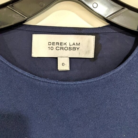 Derek Lam | 10 Crosby 2-In-1 Sweatshirt Dress With Pleated Underpinning - Picture 9 of 16